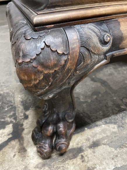 DAÏ NIPPON, Cabinet japonisant à marqueterie de nacre. DAÏ NIPPON, Cabinet japonisant à marqueterie de nacre.-8