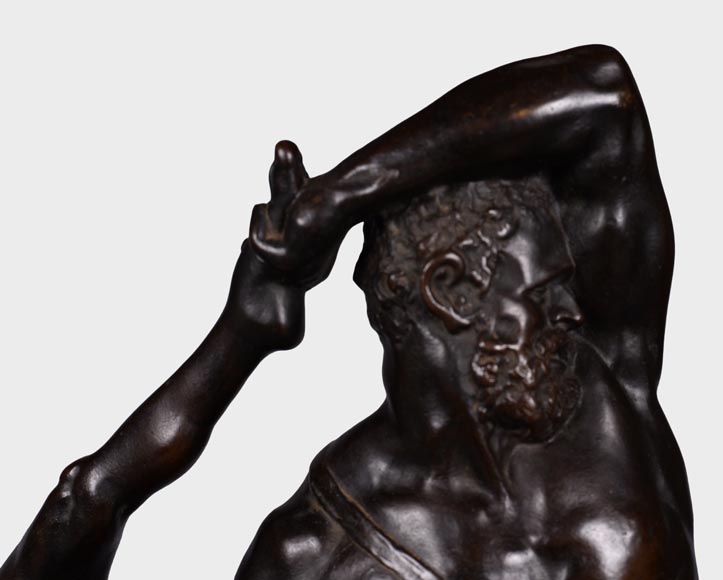 INGÉ & SOYER, Bronze représentant Hercule et Lichas d’après le modèle de Canova, bronze, vers 1834-1