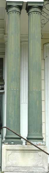 Cast iron columns. 10 columns_fr