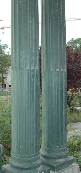 Cast iron columns. 10 columns_fr