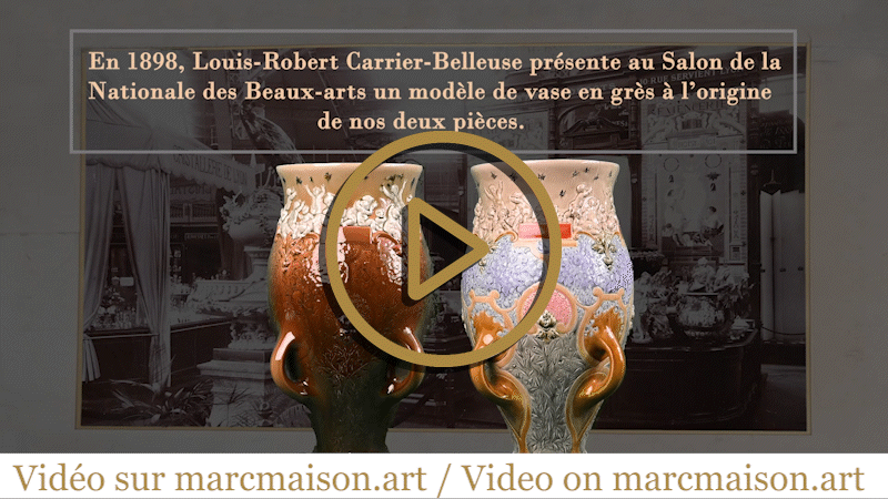 Louis-Robert CARRIER-BELLEUSE (1848 - 1913) et Faïencerie de CHOISY LE ROI (1863 - 1938) : 