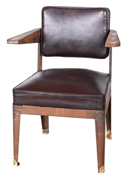 Fauteuil de PROUVÉ Jean, à prouver qu’il est de Prouvé-1