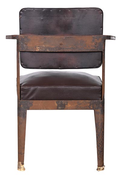 Fauteuil de PROUVÉ Jean, à prouver qu’il est de Prouvé-12