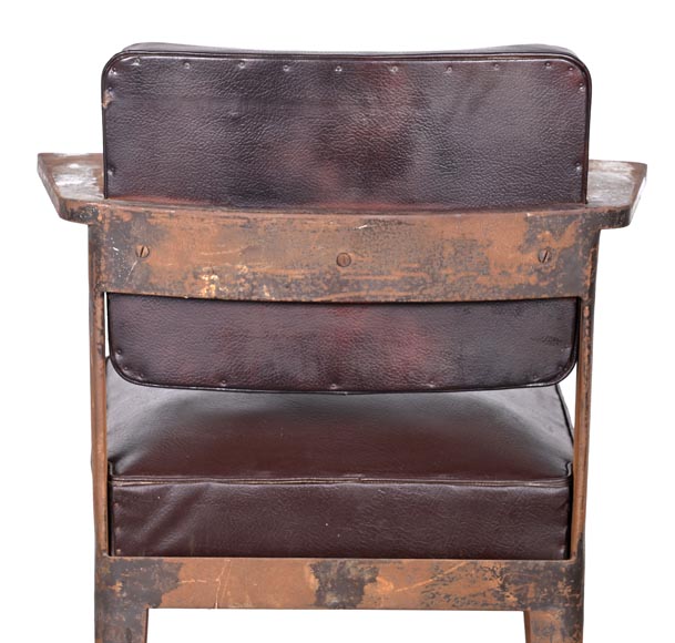 Fauteuil de PROUVÉ Jean, à prouver qu’il est de Prouvé-13