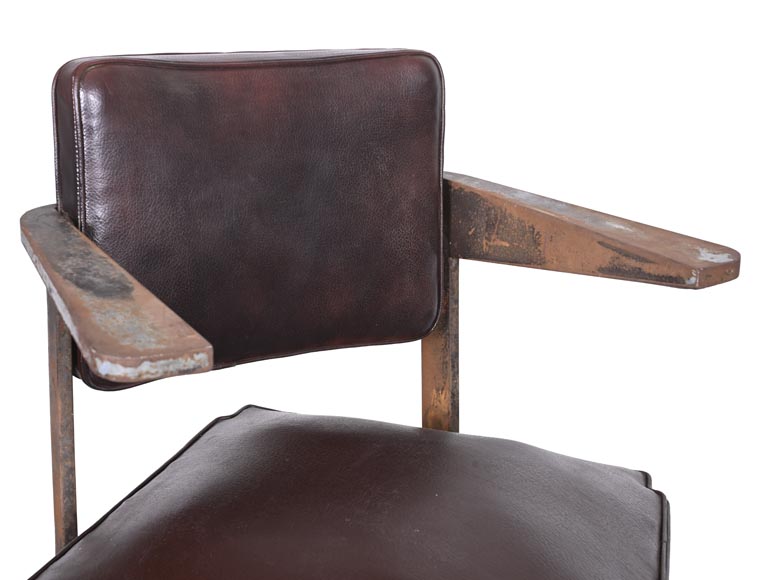 Fauteuil de PROUVÉ Jean, à prouver qu’il est de Prouvé-14