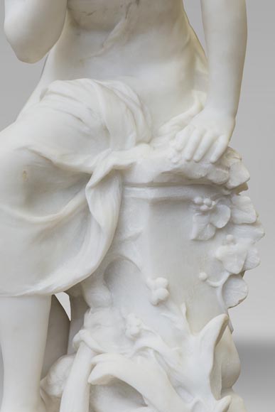 Statuette Dame nue à la cruche 25cm - Label Emmaüs