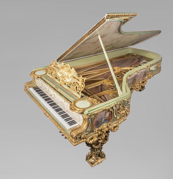 Steinway & Sons – Th. Kammerer (Cuel & cie), Piano à queue de concert (pièce unique) ayant appartenu à Cornelius Vanderbilt II-1