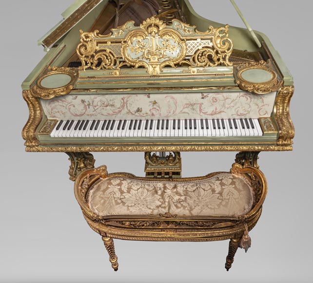 Steinway & Sons – Th. Kammerer (Cuel & cie), Piano à queue de concert (pièce unique) ayant appartenu à Cornelius Vanderbilt II-3