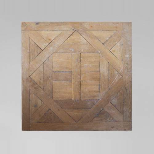 Parquet d'Aremberg en chêne, réalisé à partir de bois ancien