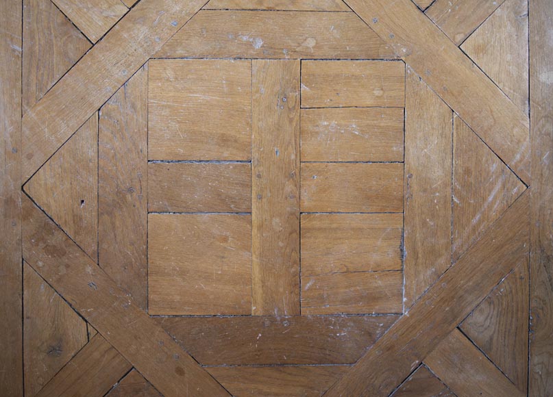 Parquet d'Aremberg en chêne, réalisé à partir de bois ancien Parquet d'Aremberg en chêne, réalisé à partir de bois ancien-1