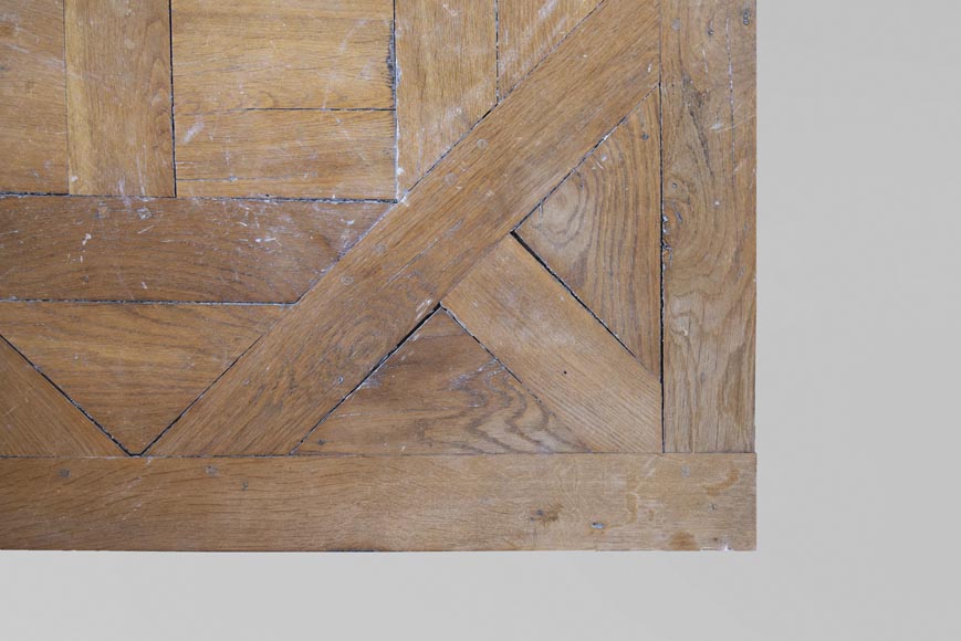 Parquet d'Aremberg en chêne, réalisé à partir de bois ancien Parquet d'Aremberg en chêne, réalisé à partir de bois ancien-3