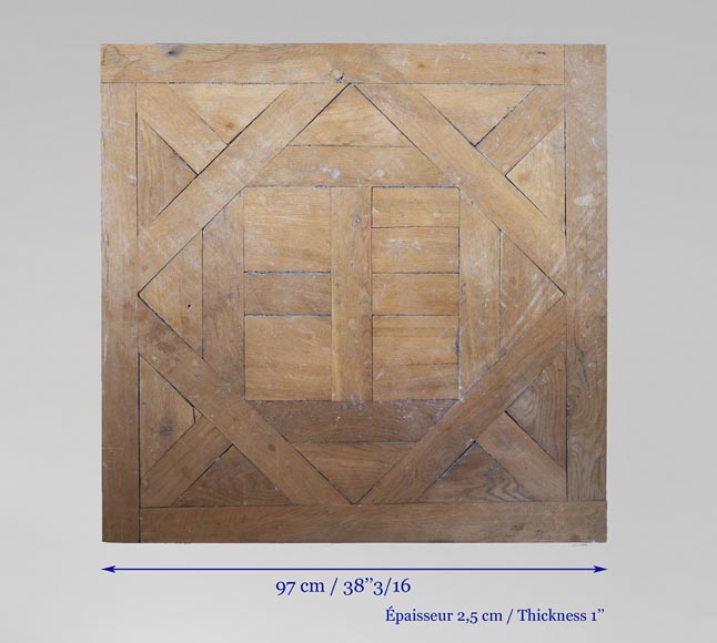 Parquet d'Aremberg en chêne, réalisé à partir de bois ancien Parquet d'Aremberg en chêne, réalisé à partir de bois ancien-4