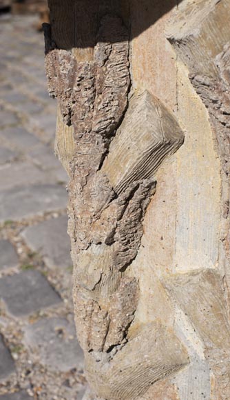 Belle niche en ciment de style Rocaille-8