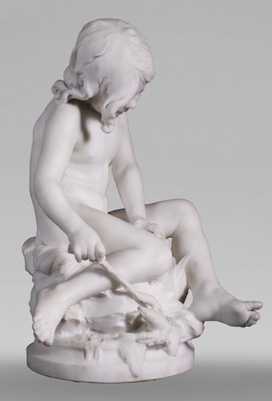 Auguste MOREAU, Le Pêcheur d’écrevisse, vers 1902-1