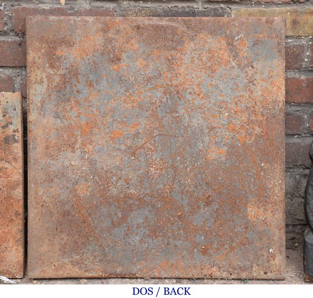 Plaque de cheminée figurant Diane, XIXe siècle-5