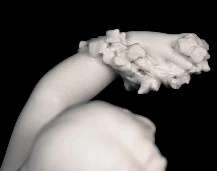 Louis-Robert CARRIER-BELLEUSE (1848-1913), Nymphe accompagnée d’une chèvre-4