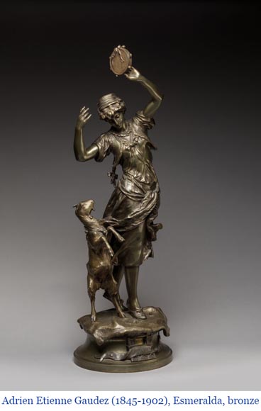 Louis-Robert CARRIER-BELLEUSE (1848-1913), Nymphe accompagnée d’une chèvre-7