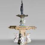Fonderie du VAL D’OSNE - Exceptionnelle fontaine de style Renaissance Modèle présenté à l’Exposition Universelle de 1851