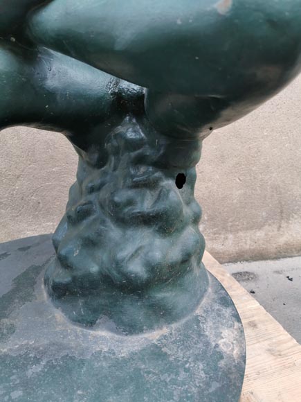 FONDERIE DUCEL, Statue en fonte d'après la sculpture antique Le Tireur d'épine, milieu du XIXe siècle-8