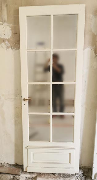 Paire de portes simples à miroirs, fin du XIXe siècle-1