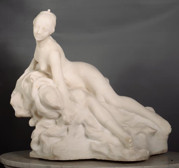 Félix Soulès, « Un Rêve » en marbre blanc de Carrare, vers 1894-2