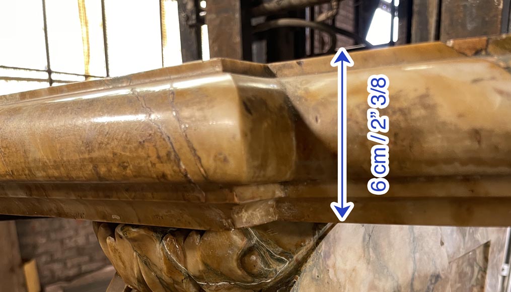 Console en marbre Jaune de Sienne-6