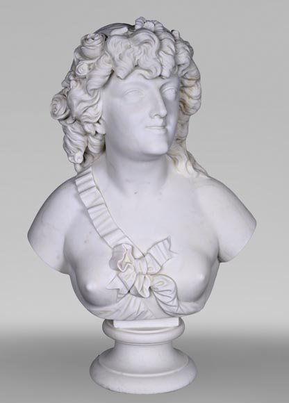 Auguste CLESINGER, Buste de femme ou Flore Auguste CLESINGER, Buste de femme ou Flore-0