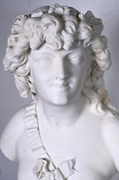 Auguste CLESINGER, Buste de femme ou Flore Auguste CLESINGER, Buste de femme ou Flore-1