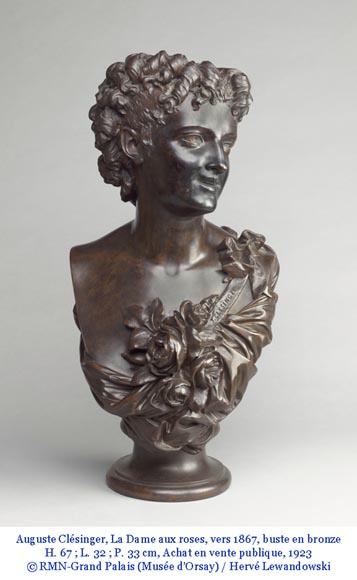 Auguste CLESINGER, Buste de femme ou Flore Auguste CLESINGER, Buste de femme ou Flore-11