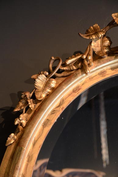 Miroir biseauté Napoléon III, seconde moitié du XIXe siècle -3