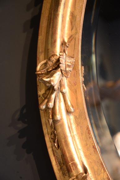 Miroir biseauté Napoléon III, seconde moitié du XIXe siècle -4