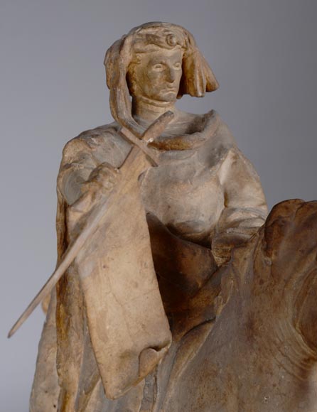 Jean-Antoine IDRAC (1849 – 1884), Maquette en plâtre pour le concours du monument à Étienne MARCEL, 1882-7