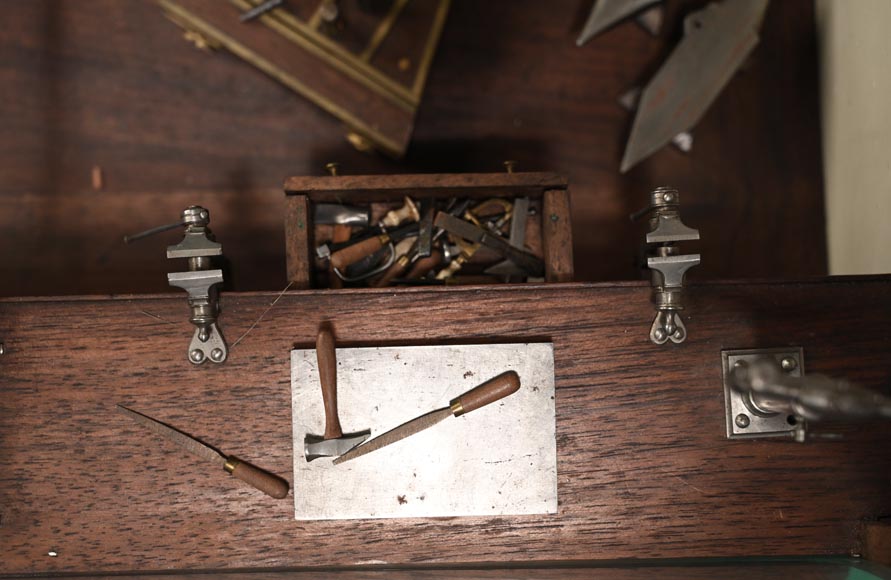 Maquette représentant un atelier de ferronnerie-8