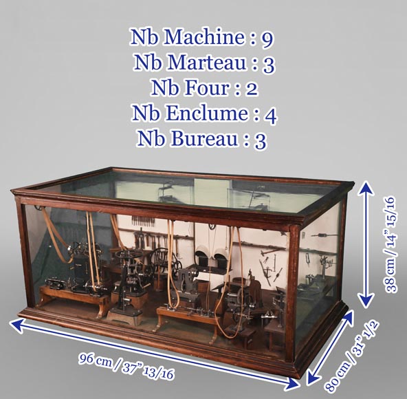 Maquette représentant un atelier de ferronnerie-24