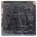 Plaque de cheminée représentant Cérès, déesse de l'agriculture