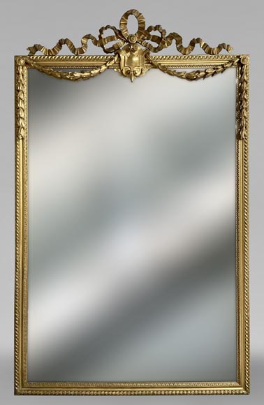 Grand trumeau Napoléon III aux tore et ruban-0