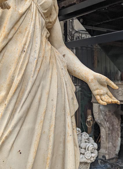 FONDERIE DU VAL D’OSNE,  Statues en fonte de la déesse Cérès  et de la nymphe Pomone d’après Mathurin MOREAU -9