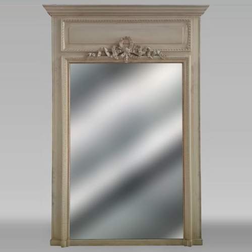 Trumeau de style Louis XVI au ruban, fin du XIXe siècle