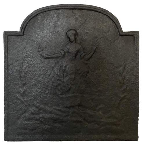 Petite plaque de cheminée 
