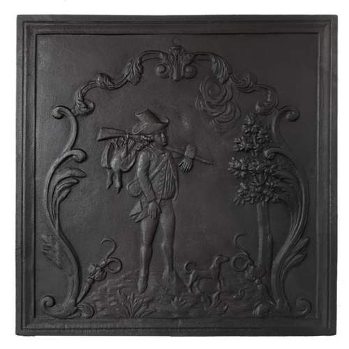 Plaque de cheminée moderne 