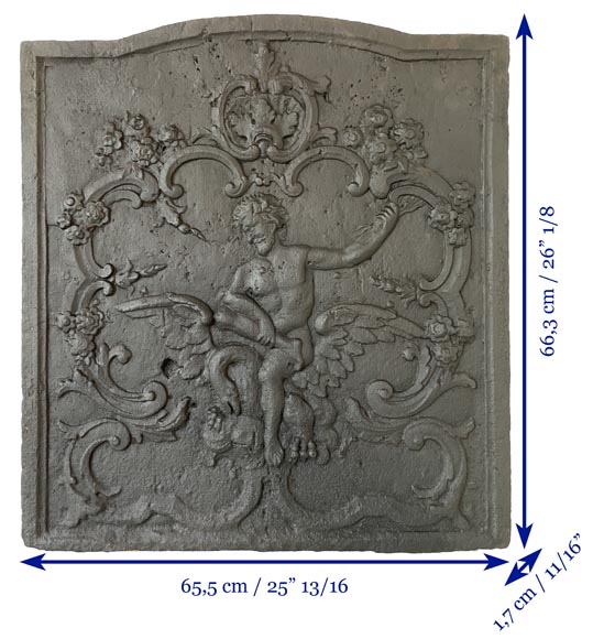 Plaque de cheminée représentant Zeus et son aigle, XIXe siècle-8