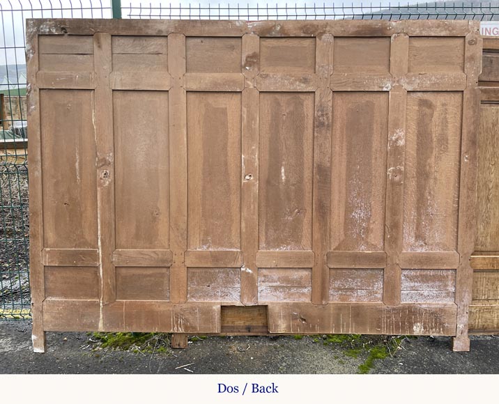 Ensemble de soubassements de boiseries d'environ 23m linéaire en chêne Ensemble de soubassements de boiseries d'environ 23m linéaire en chêne-7