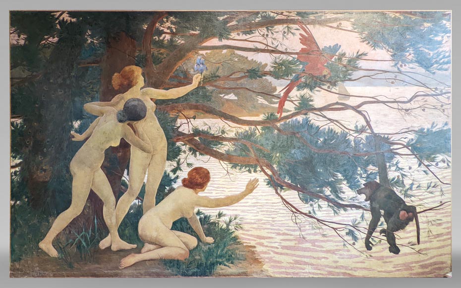 Edmond TAPISSIER - « Les Sirènes », Salon de 1896-0