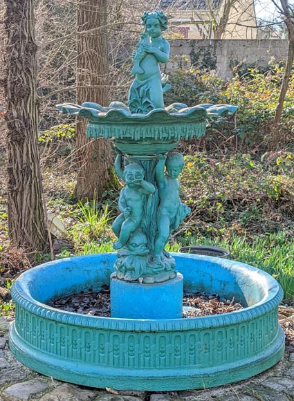 Fonderie Ducel, fontaine en fonte sur le thème de la mer, deuxième moitié du XIXe siècle-2