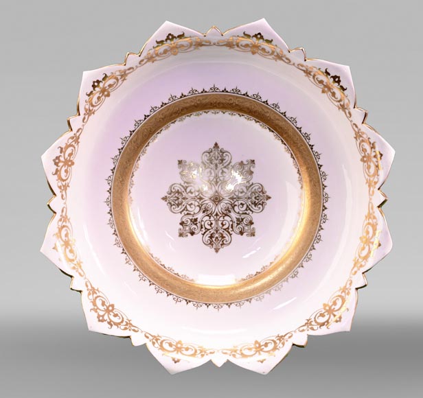 Manufacture de SÈVRES, Coupe aux masques en porcelaine, 1846-1863-3