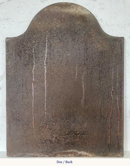 Plaque de cheminée en fonte de fer lisse-6