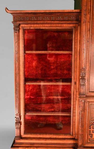 Gabriel VIARDOT (attribué à), Vitrine-armoire japonisante, fin du XIXe siècle-6