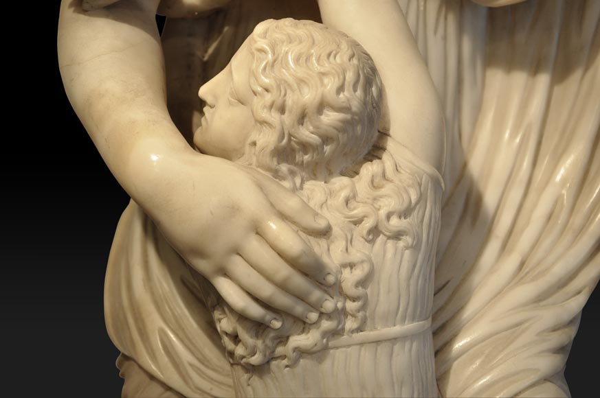 "Niobé", statue en albâtre d'après l'original grec-4