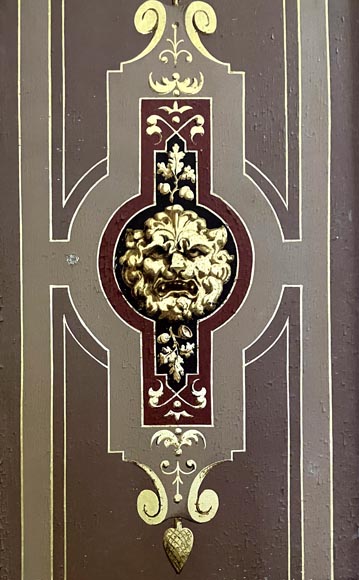 Paire de grandes doubles portes peintes Napoléon III-4