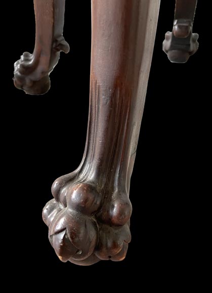 L’Escalier de cristal, guéridon japonisant en bois exotique et bronze doré L’Escalier de cristal, guéridon japonisant en bois exotique et bronze doré-8